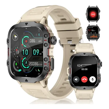 Relógios Inteligentes Masculina Esportivo Smartwatch Militar