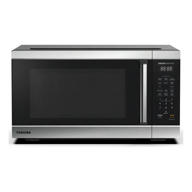 Horno Microondas Toshiba 2,2 Ft Cu Inverter 1200W acero inoxidable