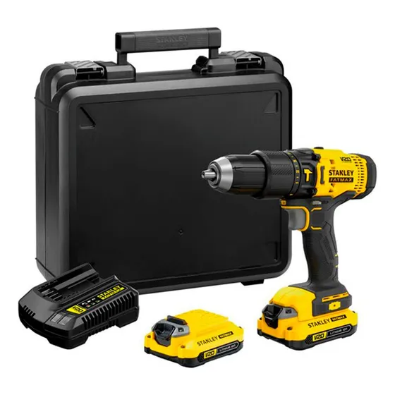 Stanley- Taladro Percutor 1/2  20v Sin Carbones