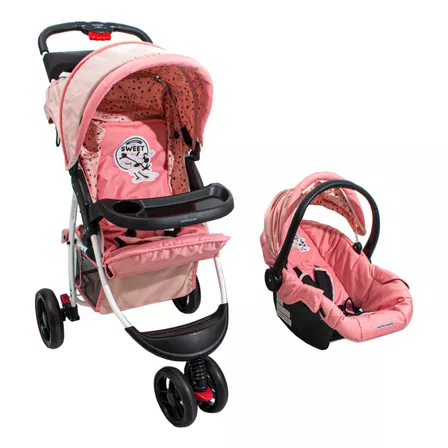 Cochecito Jogger Disney Bebe 3 Posiciones De Reclinado 3417