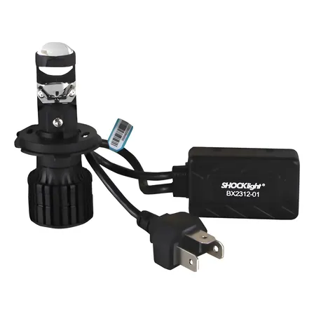 Farol Led Lampada H4 Nano Projetor Canhão Para Moto 5000lm H4 Foto Branco-frio