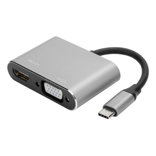 Adaptador Tipo C Hub A Vga Hdmi Dvi Displayport/3.1 Ethernet Adaptador Tipo C Hub A Vga Hdmi Dvi Displayport/3.1 Ethernet