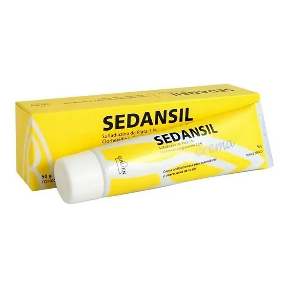 Sedansil® Crema 50g | Quemaduras & Ulceraciones Tipo de envase Pote