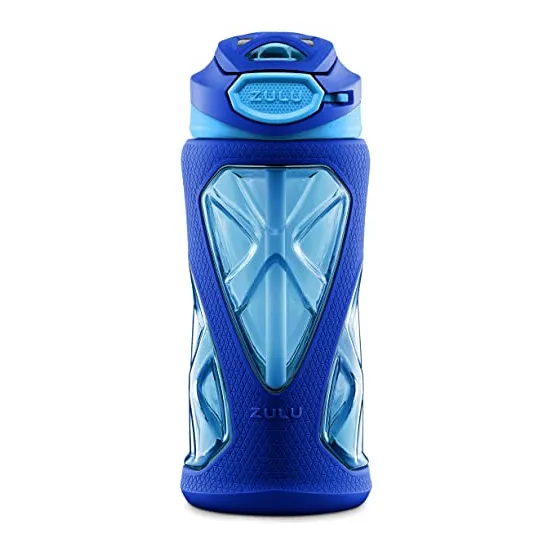 Zulu Torque Tritan Plástico Niño Botella De Agua Con 88zbf