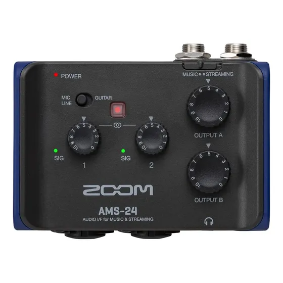 Zoom Ams-24 Interfaz De Audio