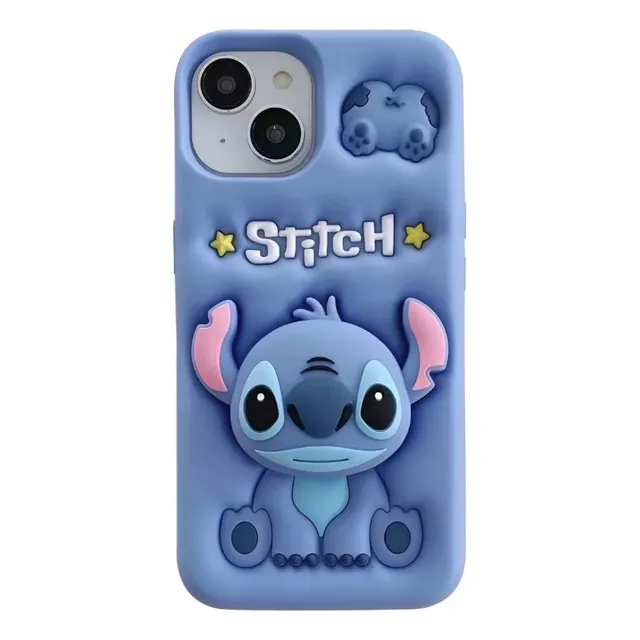 Funda Stich Silicona 3d Para iPhone 11, 12, 13, 14, 15, 16