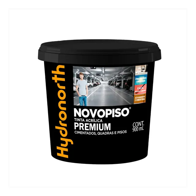 Tinta Acrilica Novopiso Hydronorth 900ml - Cores