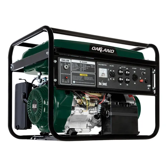 Generador 6000w 120/220v 13hp Enc Elec Bateria Oakland G6000