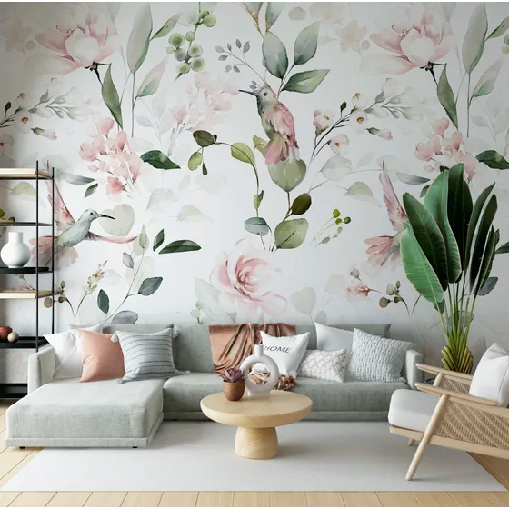 Vinilos Deco Murales Flores Gigantografias