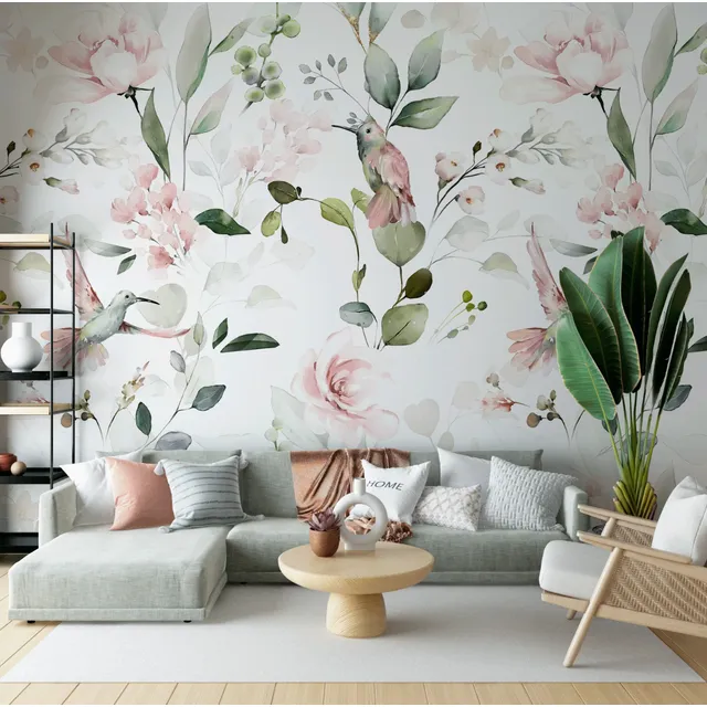 Vinilos Deco Murales Flores Gigantografias