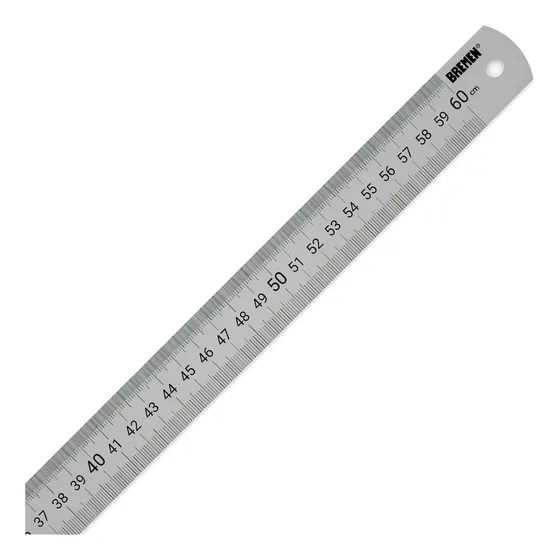Regla Metalica 60cm Bremen Acero Inoxidable 7399