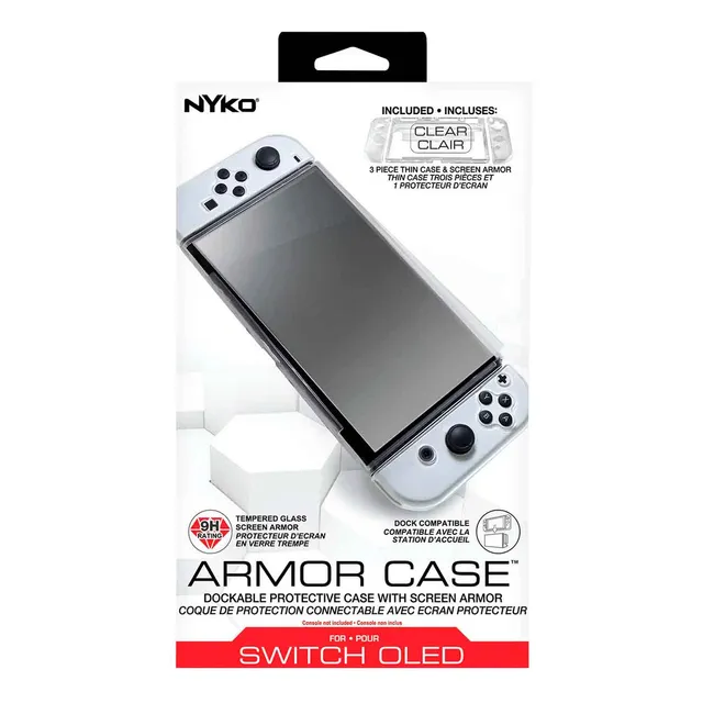 Estuche Thin Case Nyko Nintendo Switch Oled Transparente