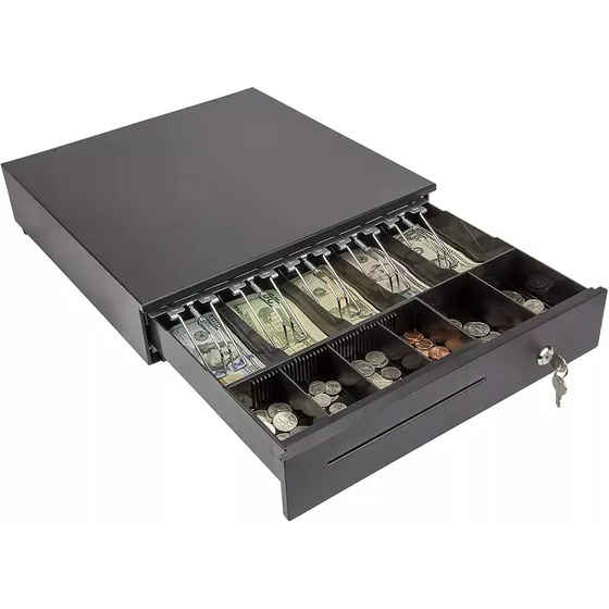 Caja De Gaveta Dinero Caja Registradora Negocio Llaves Rj11 Gaveta Para Dinero Caja Registradora Gaveta Para Dinero Metálica Apertura Con Llave Qatarshop Maquina Registradora