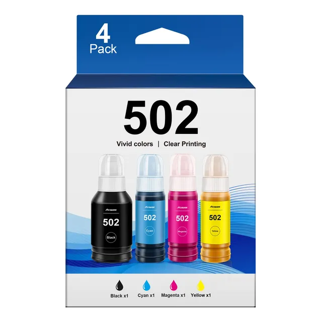 Botellas De Recarga De Tinta T502 502 Et-2850 Et-3850