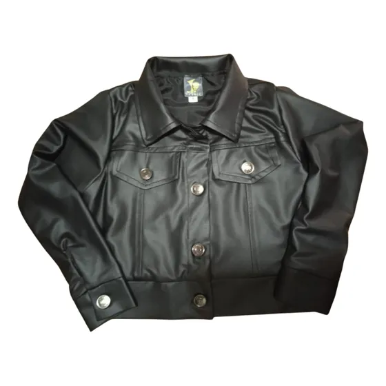 Chaqueta De Cuero Sintético (cuerina)  Para Niñas / Niños