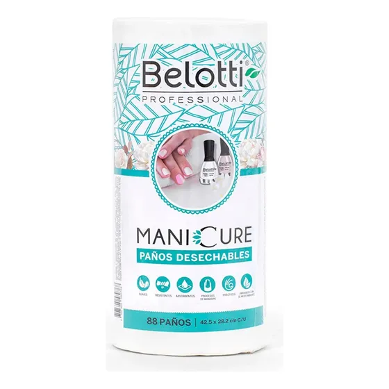 Toalla  Manicure Rollo X 88 Hojas Belotti
