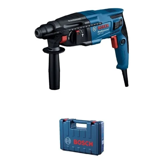 Martelete Perfurador Rompedor Bosch Professional Gbh 220 Azul com 720W de Potência 127V