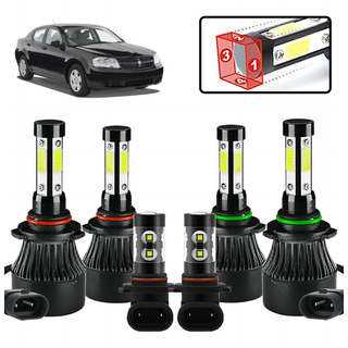 Y Cd For Dodge Kit Focos Led De 4 Lados Luz Y Cd For Dodge Kit Focos Led De 4 Lados Luz