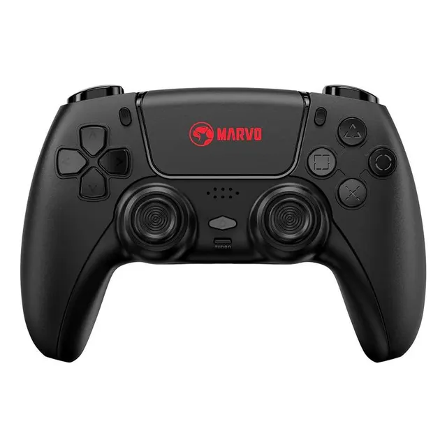 Joystick Marvo Pro Gt-90 Wireless Para Ps4 Pc Ios Android Color Negro