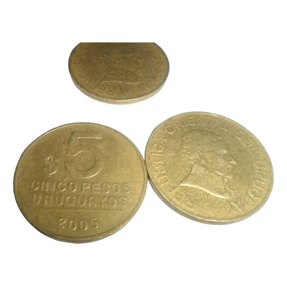 Moneda Uruguay 5 Pesos Uruguayos 2005