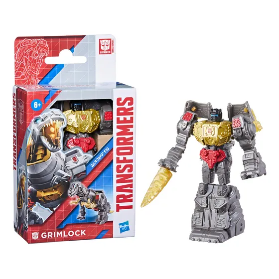 Transformers - Auténticos Bravo - Figura De Grimlock