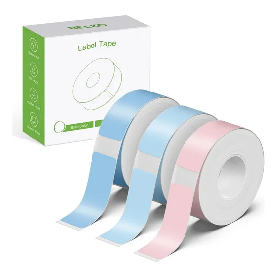 Cinta Para Impresora De Etiquetas Nelko P21, Medidas 14x40mm