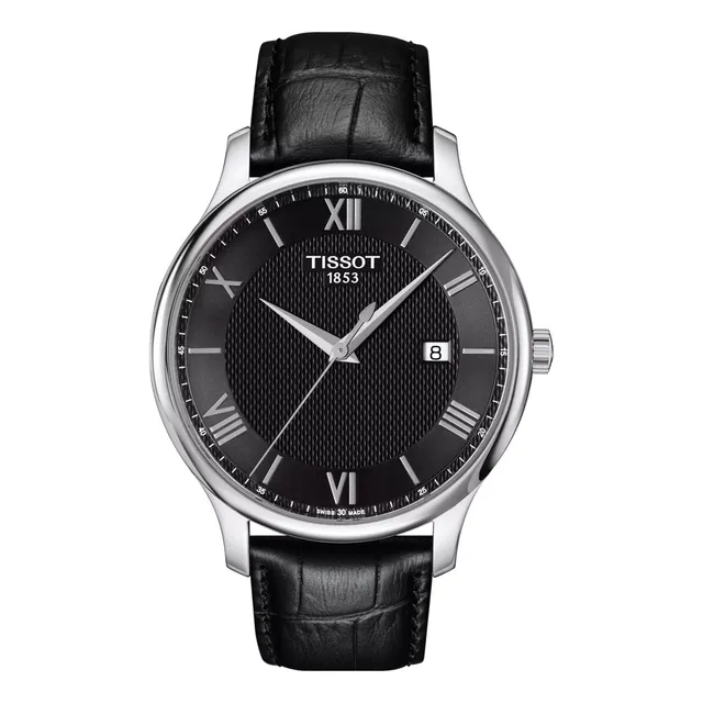 Reloj Tissot T063.610.16.058.00 Hombre Cuero Rojo/negro