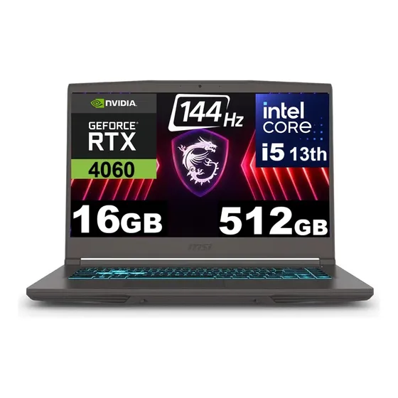 Ordenador Portátil Msi Thin 15 15,6 Pulgadas Rtx 4060 16 Gb 