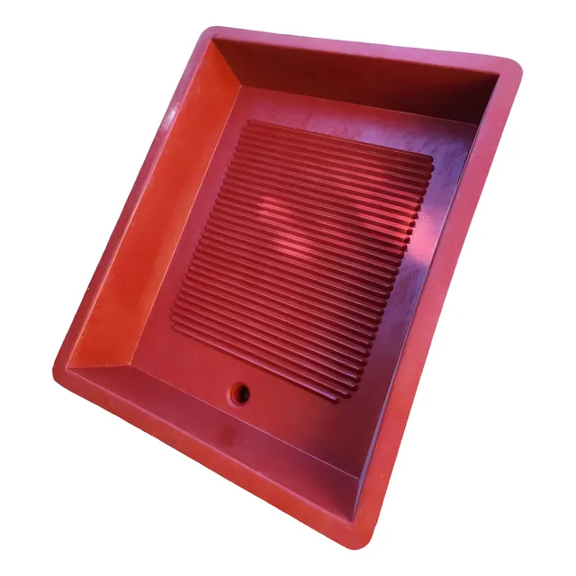 Lavadero De Plástico Grande Alta Calidad Color Rojo Tallador