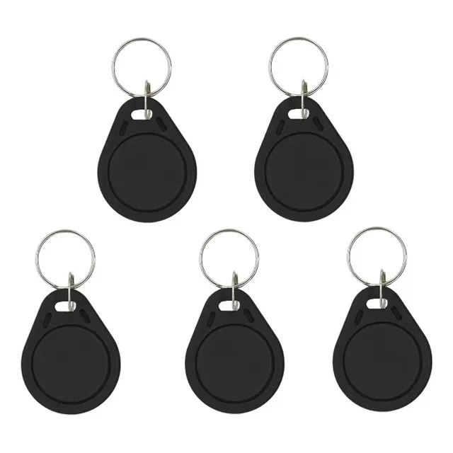 Pack De 5 Llaveros Rfid 13.56mhz Colores Acceso Puertas