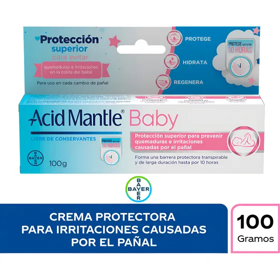 Crema Acid-mantle Baby 100 Gramos Original Bayer