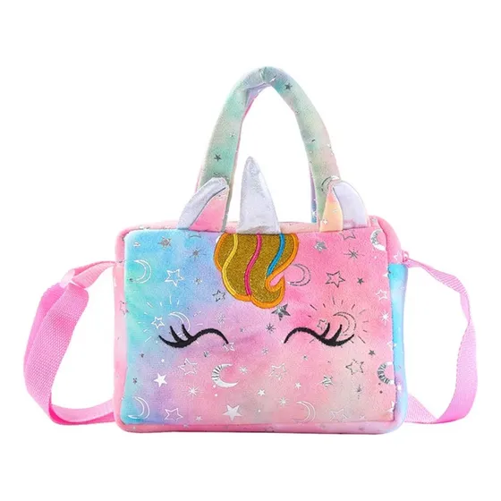 Cartera Bandolera Unicornio Niñas Alejandra Tela