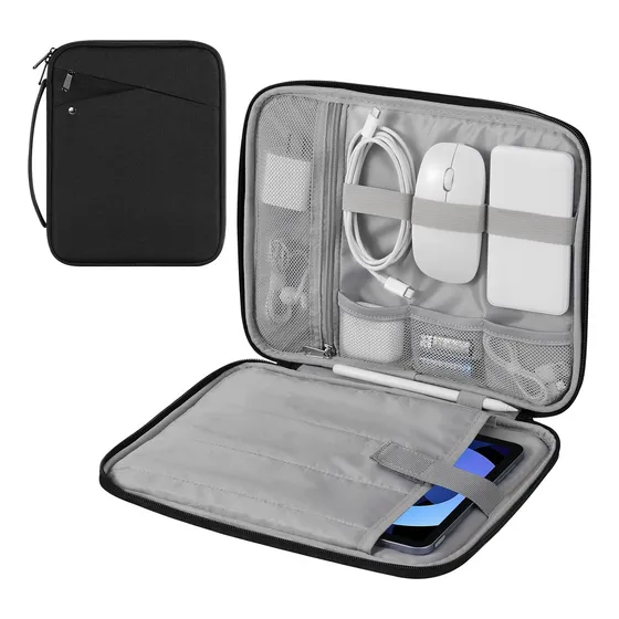 Funda Protectora Para Tablet De 11 Pulgadas Negro Con Cierre