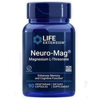 Neuro-mag Magnesium L-threonate Life Extension 90 Caps Neuro-mag Magnesium L-threonate Life Extension 90 Caps