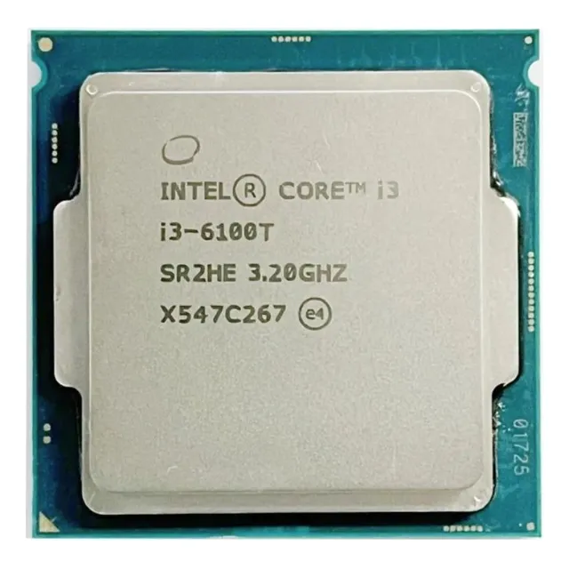 Procesador De Cpu Core I3 6100t De Doble Núcleo Lga 1151 De