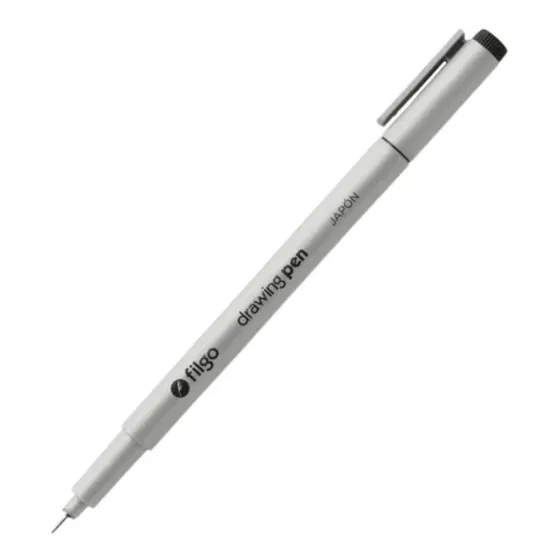 Estilógrafo Microfibra Drawing Pen Filgo Varias Graduaciones