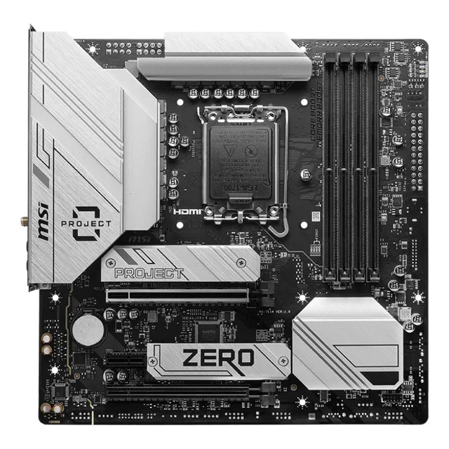 Tarjeta Madre Msi B760m Projectzero Intel 14 Ddr5 Matx Wifi Branco