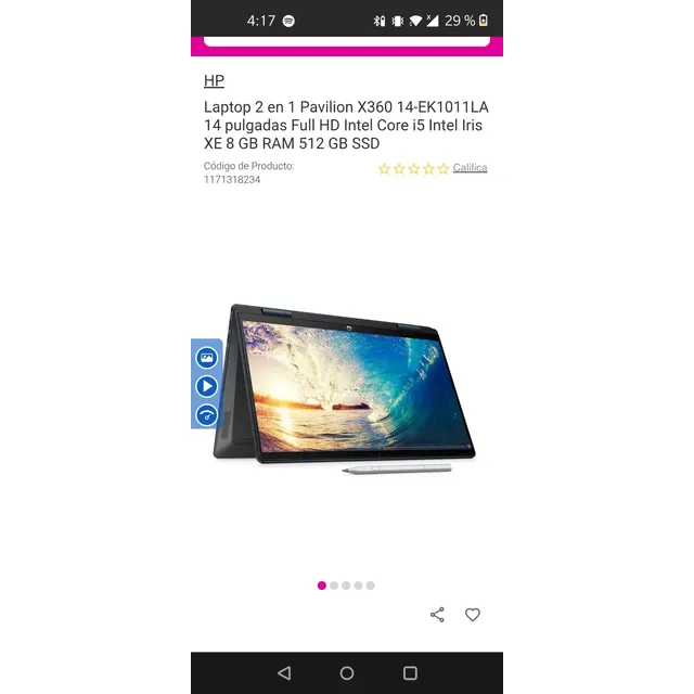 Hp 14-ek0010la A1uc4la Gris