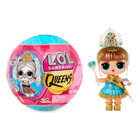 Lol Surprise Queens 9 Sorpresas Nueva Incluye Muñeca Y Tiara