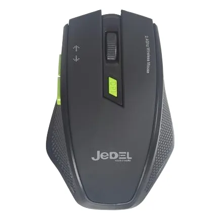 Mouse Jedel W400 Inalámbrico 6 Botones 2400dpi Negro