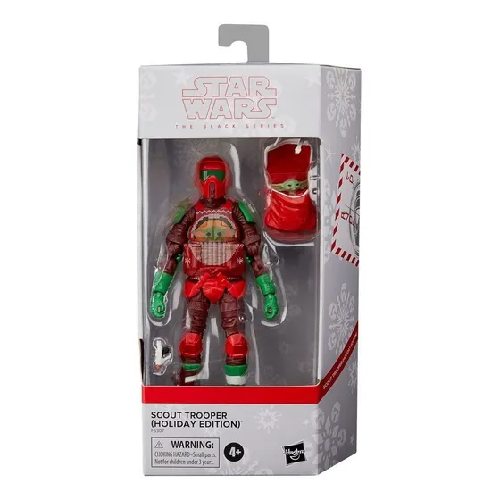 Figura Star Wars Black Series Scout Trooper Holiday Edition