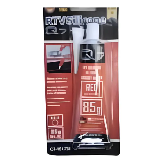Silicona Multiuso Rtv Roja Q7  Resistente Hasta 650°f, 85g