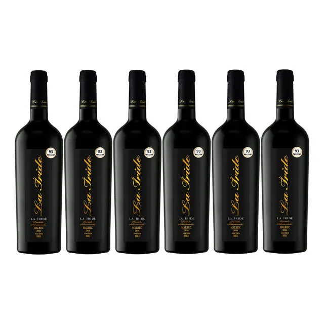 Vino La Iride Etiqueta Dorada Malbec 750ml X6 Ayres Cuyanos 