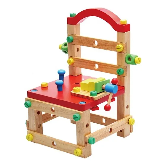 Herramientas Juguete Para Niño Montessori Armar Una Sillita