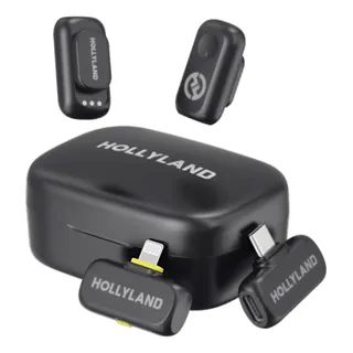 Sistema Microfone Hollyland Lark A1 Combo Usb-c E Lightning Sistema Microfone Hollyland Lark A1 Combo Usb-c E Lightning