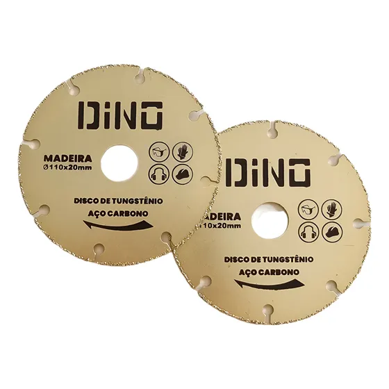 Kit 5 Disco Tungstênio Madeira 4p  110x22mm P/ Makita Bosch