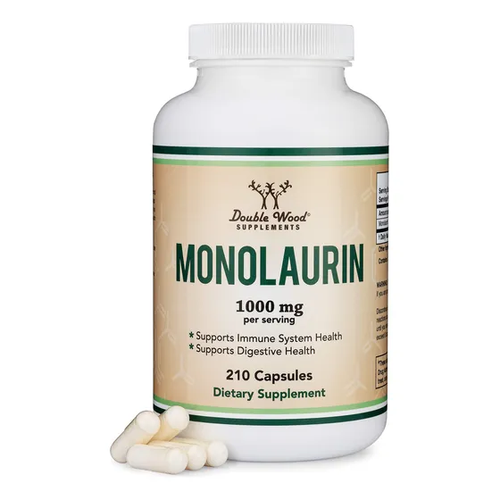 Suplemento Double Wood Supplements Monolaurina 1000 Mg 210 C