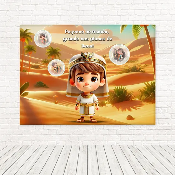 Painel Retangular Horizontal Sublimado Religioso 2,00x1,50