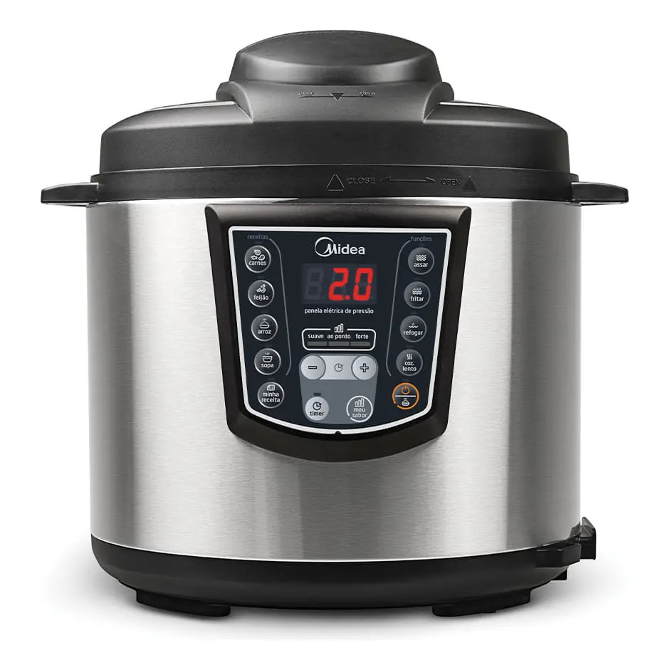 Panela de Pressão Elétrica 6 L Digital Inox Midea