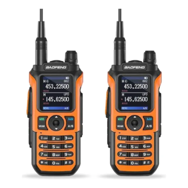 2 Radios Senderismo Baofeng Uv21 Pro V2 Programados Modo Sos